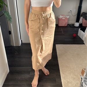 SAINT LAURENT WOOL MIDI SKIRT